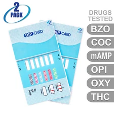 Mintegrity [2pk] 6-Panel Dip Card Urine Drug Test  #MI-WDOA-564