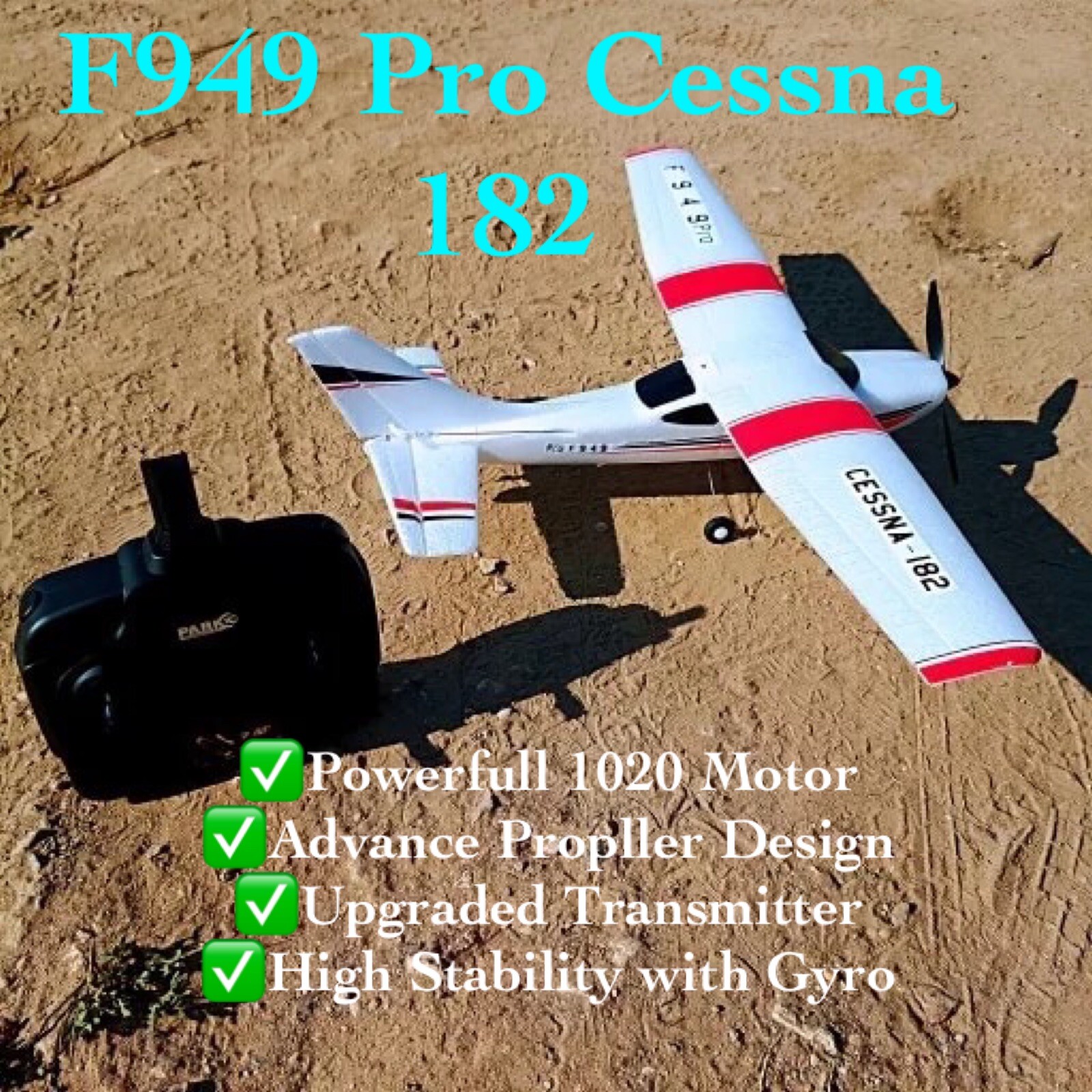 Parkten WLtoys F949 2.4G 3CH Cessna 182 Upgraded Pro Rc Airplane eBay