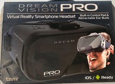 Tzumi Dream Vision Pro Virtual Reality Smartphone Headset VR Iphone IOS/Android