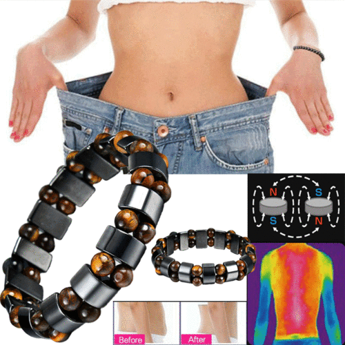 Hämatit Magnetarmbänder Magnetarmband Gewichtsverlust Armband für Männer Frauen - Bild 10 von 43