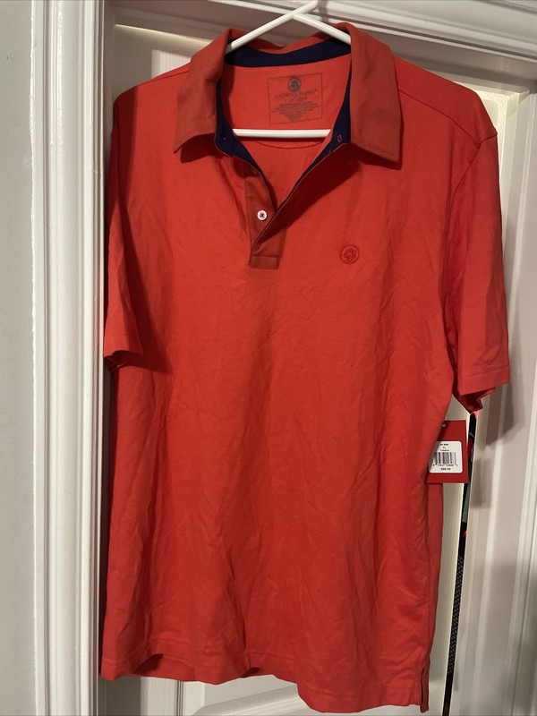 New Southern Proper Men's XL Orange Performance Polo Shirt