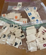 SINGLE Rummikub Tiles Individual Replacement Game Pieces Arts & Crafts SAVE!