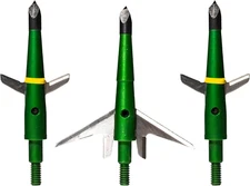 SWH00207 #207 2 Inch Cut Broadheads Set of 3-100 Grain, Green, 2"