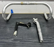 VINTAGE Cinelli 42cm Handlebar Tioga T-Bone 130cm Stem Campagnolo 200cm Seatpost