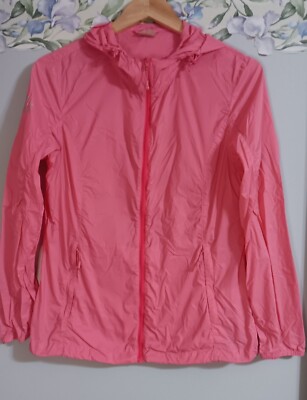 Lonsdale London Medium Pink Lightweight Packable Hiking Athleisure Jacket