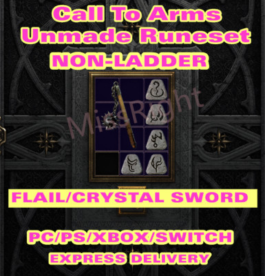 Call to Arms CTA Rune+Base Set🌺Diablo 2 Softcore NON-LADDER🌺PC-SWITC-PS ...
