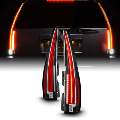 LED Tail Lights For 07-14 Cadillac Escalade ESV 2016 Version Red Rear Lamp LH+RH