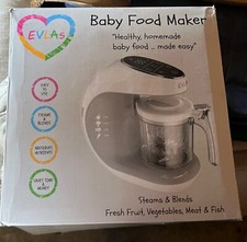 Baby food maker, brand new in box, white, Evlas.
