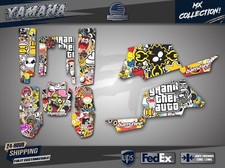 Yamaha Warrior 350 1987-2004 Sticker Bomb Graphics Kit Custom Atv Decals Wrap