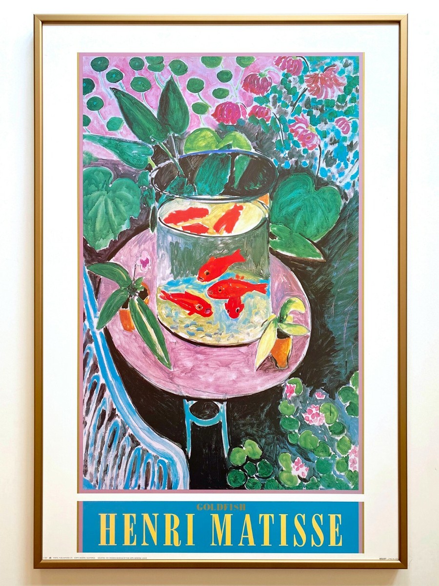 Henri Matisse 【gold fish】　高精細刷特別額装品 Goldfish | Henri Matisse – Jaded Gem Shop