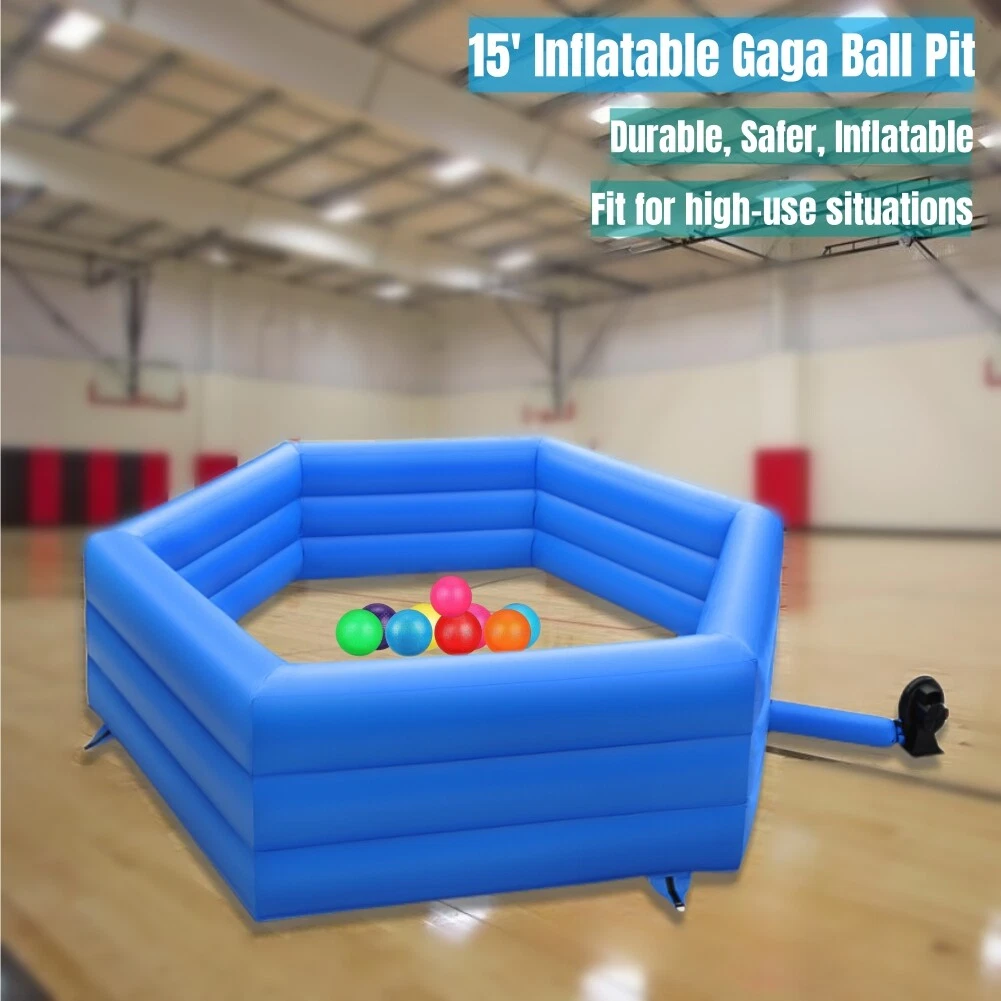 VEVOR Portable Gaga Ball Pit 15ft Inflatable With Electric