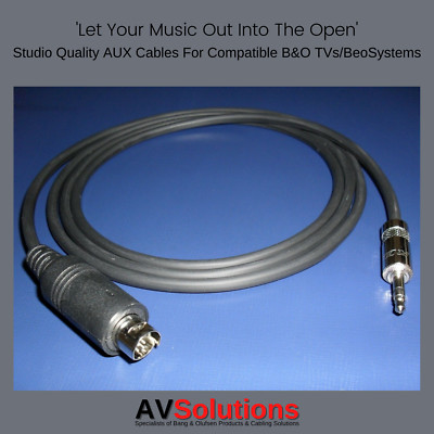 Kabel für B&O 9-polig AUX BeoVision 11 12 Avant 55 75 85 V1 BeoSystem 4 SHQ - 2 M