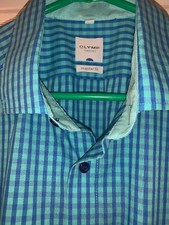 Olimp Luxor - Camisa De Manga Larga, Diseño De Lunares