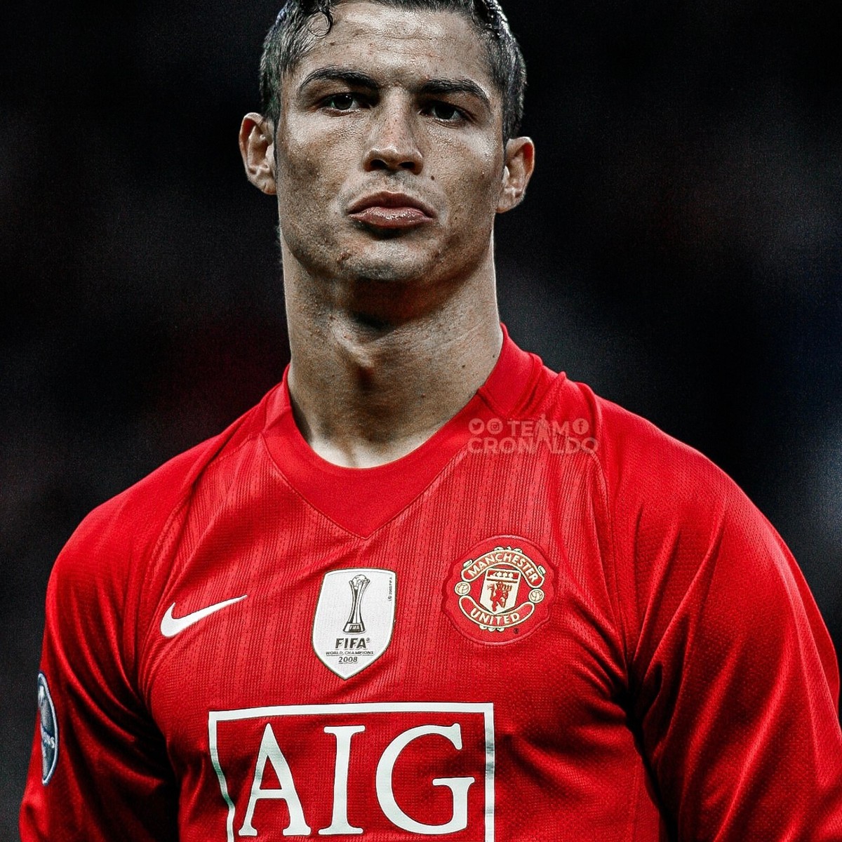 2008クラブワールドカップ決勝ペナント　マンU Manchester United CLUB WORLD CHAMPIONS 2008 Football white
