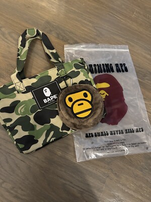 A bathing ape Bape Tote Bag + baby milo tote bag should bag