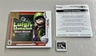 Luigi's Mansion 3DS Dark Moon (Nintendo 3DS, 2013) Complete - CIB - Tested