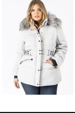 Lovedrobe Grey Padded Coat Size: 26