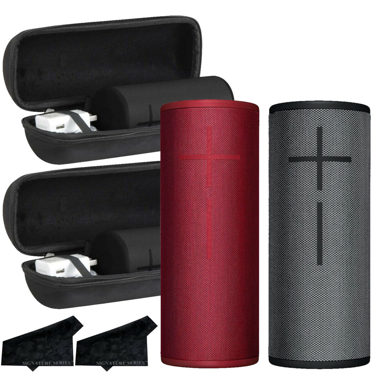 Ultimate Ears MEGABOOM 3 2 Pack Wireless Speakers with 2 Ultimate Ears MEGABOOM 3 2 Pack Wireless Speakers with 2