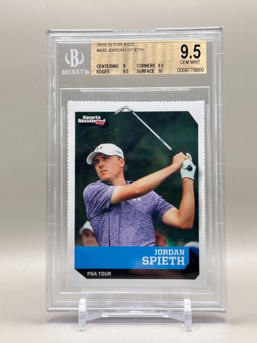 2015 SI For Kids Jordan Spieth BGS 9.5