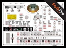 Korg Electribe SX ESX-1 Skin Color White Protective Decal StyleFlip Skins