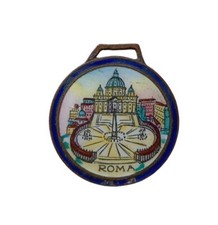 *HH* Antica Medaglia Souvenir Ricordo Di Roma San Pietro Vaticano Medal Liberty 