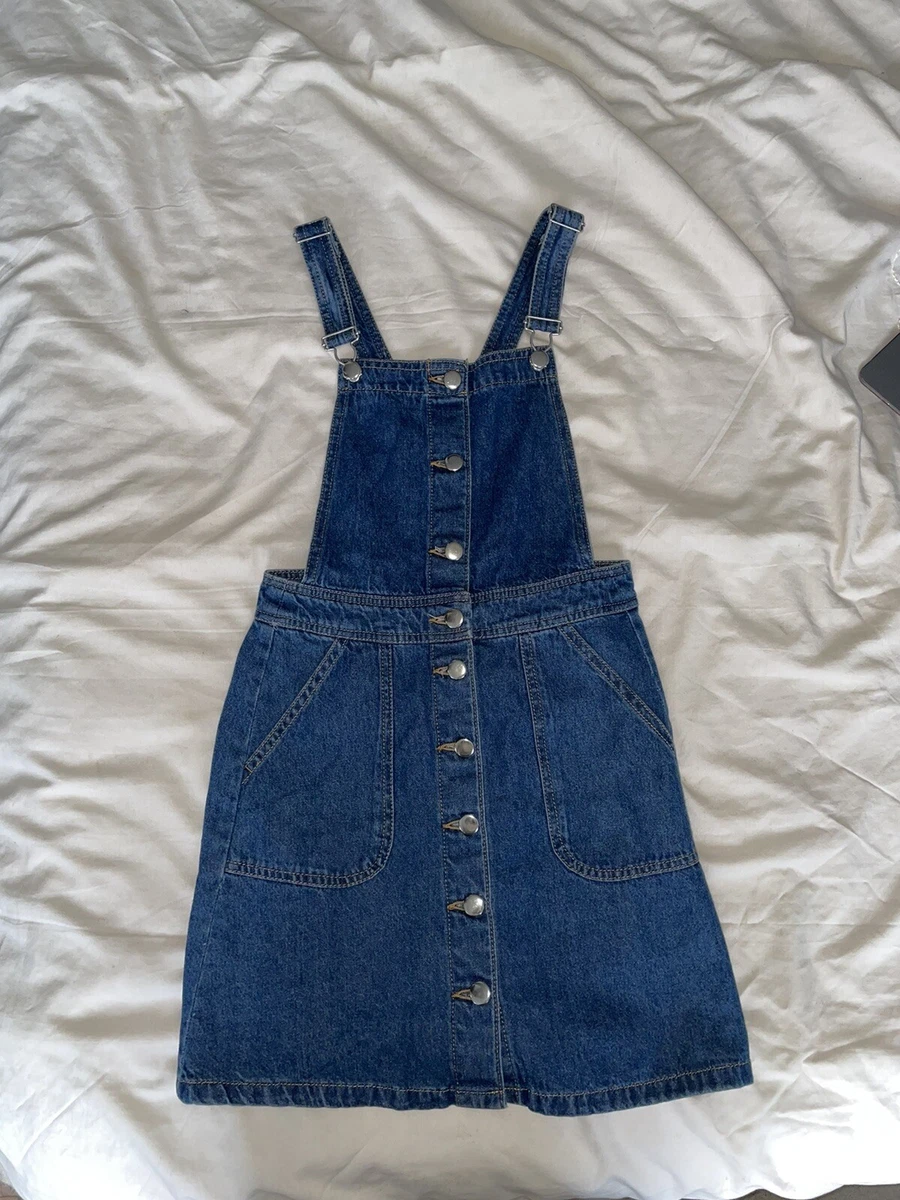 Skirt denim deals dungarees