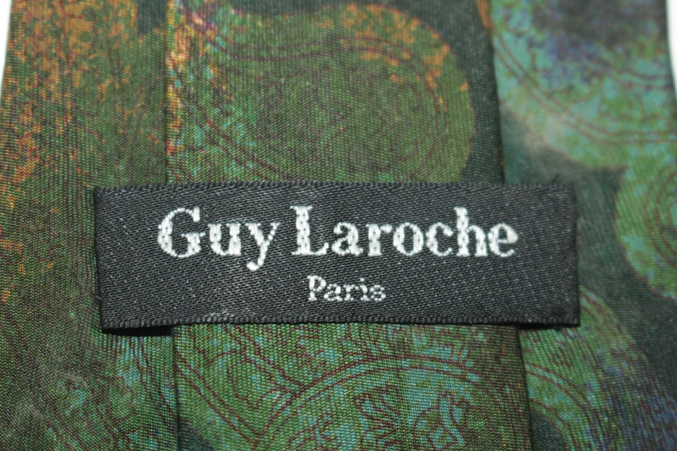Corbata de seda GUY LAROCHE Hecha en Italia F67921 Foto 4 de 4