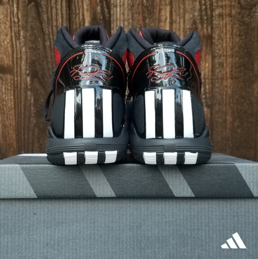 Size 13 - Adidas Adizero Rose 1.5 Restomod Black Vivid Red for