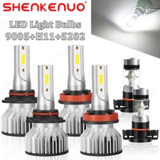 For Subaru Xv Crosstrek 2013-2015 Combo 6x Led Headlight High-low Beam Fog Lamp For Subaru Xv Crosstrek 2013-2015 Combo 6x Led Headlight High-low Beam Fog Lamp