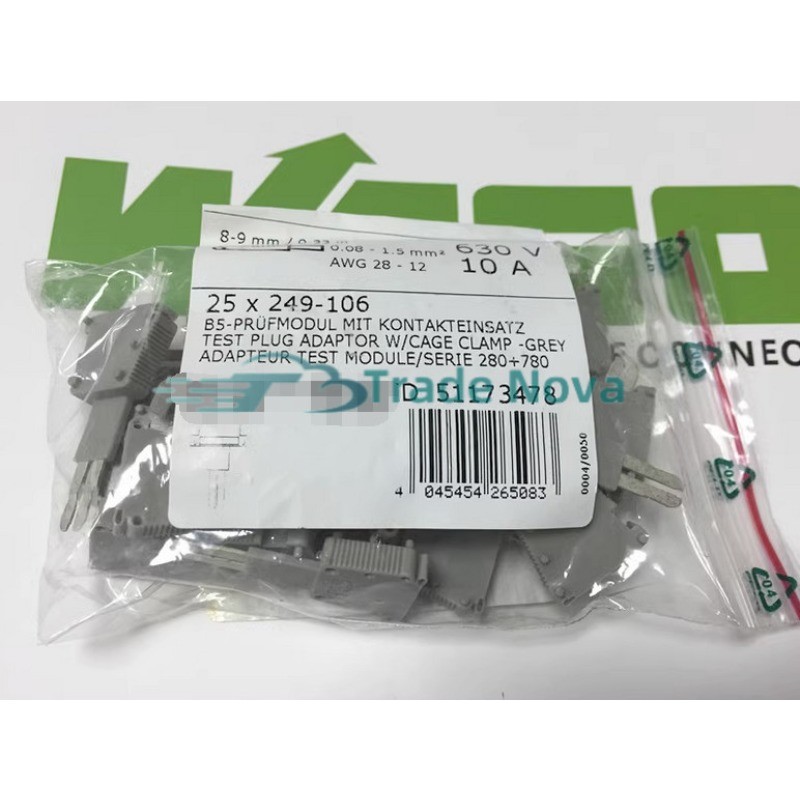 25PCS/1Bag New Wago 249-106 249106 Test Plug Fast Delivery