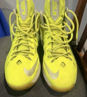 Nike Lebron 10 X Volt Neon Yellow Size 10.5 Sneakers Shoe