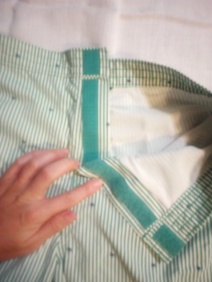 Bañador Brooks Brothers Youth 18 verde/blanco a rayas y palmeras Foto 3 de 4