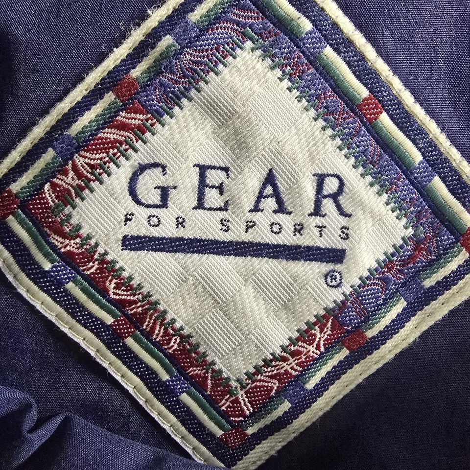 Chaqueta cortavientos vintage Gear for Sports NMMC Smyrna TN XXL verde azulado Corea Foto 2 de 4