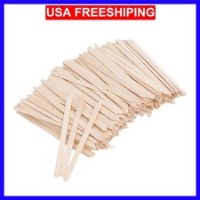 1000Pcs Wooden Small Waxing Applicator Sticks Wax Spatulas Wood Craft Sticks ...
