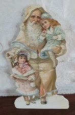 Old World SANTA Easel Dummy Board Sign*Primitive/French Country Christmas*New