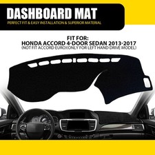 Fit For HONDA ACCORD 2013-2017 DASH COVER MAT DASHMAT DASHBOARD PAD BLACK
