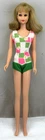 VINTAGE 1960's MATTEL BARBIE BLONDE STRAIGHT LEG FRANCIE DOLL W SWIMSUIT