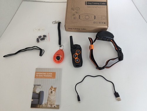 Dog Training Collar, IPX7 Waterproof Dog Training Collar with Remote Range 1300'