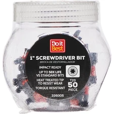 Do it Best 1 In. T20 Torx  Ready Screwdriver Bit (50-Pack) QJDIB-SCB-002 SIM