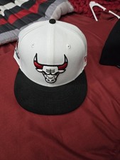 New Era Chicago Bulls 59 FIFTY 2 Tone Red Cement Fitted Hat Size 7 5/8 New