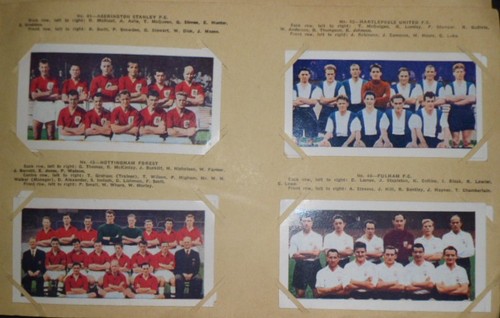 Fußball Kaugummi 1956 Bilderkartenalbum kompletter Satz 48 Karten sehr guter Zustand - Bild 12 von 14