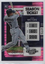 2022 Panini Chronicles Contenders Optic Pink Pulsar Prizm Jake Meyers #9 10c7