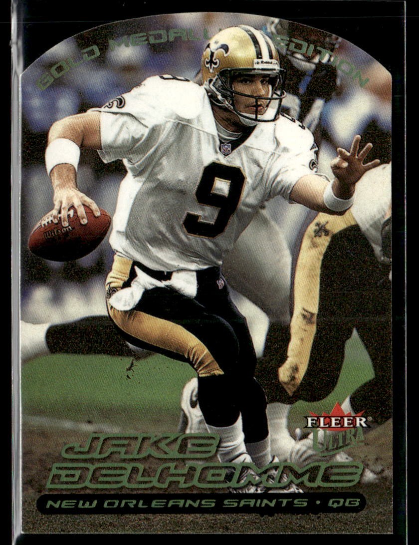 2000 Ultra #112G Jake Delhomme Gold Medallion