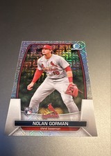 2023 Bowman - Nolan Gorman #6 Chrome Mojo Refractor (RC) st. Louis Cardinals