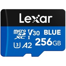 Fast 256GB Micro SD Card with SD Adapter - 160MB/s for Effortless Data Transfer