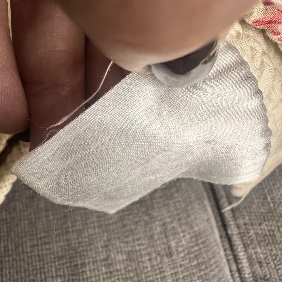 Colcha de retazos florales elegante cottage original 100 % algodón rosa queen Foto 3 de 4