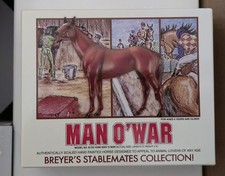 Breyer Model Horse 2025 Vintage Club Stablemate Man O War chestnut New in Box