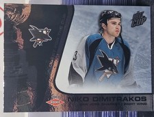 2003 Pacific Niko Dimitrakos Rookie Quest For The Cup 🚨🚨🚨 San Jose Sharks 
