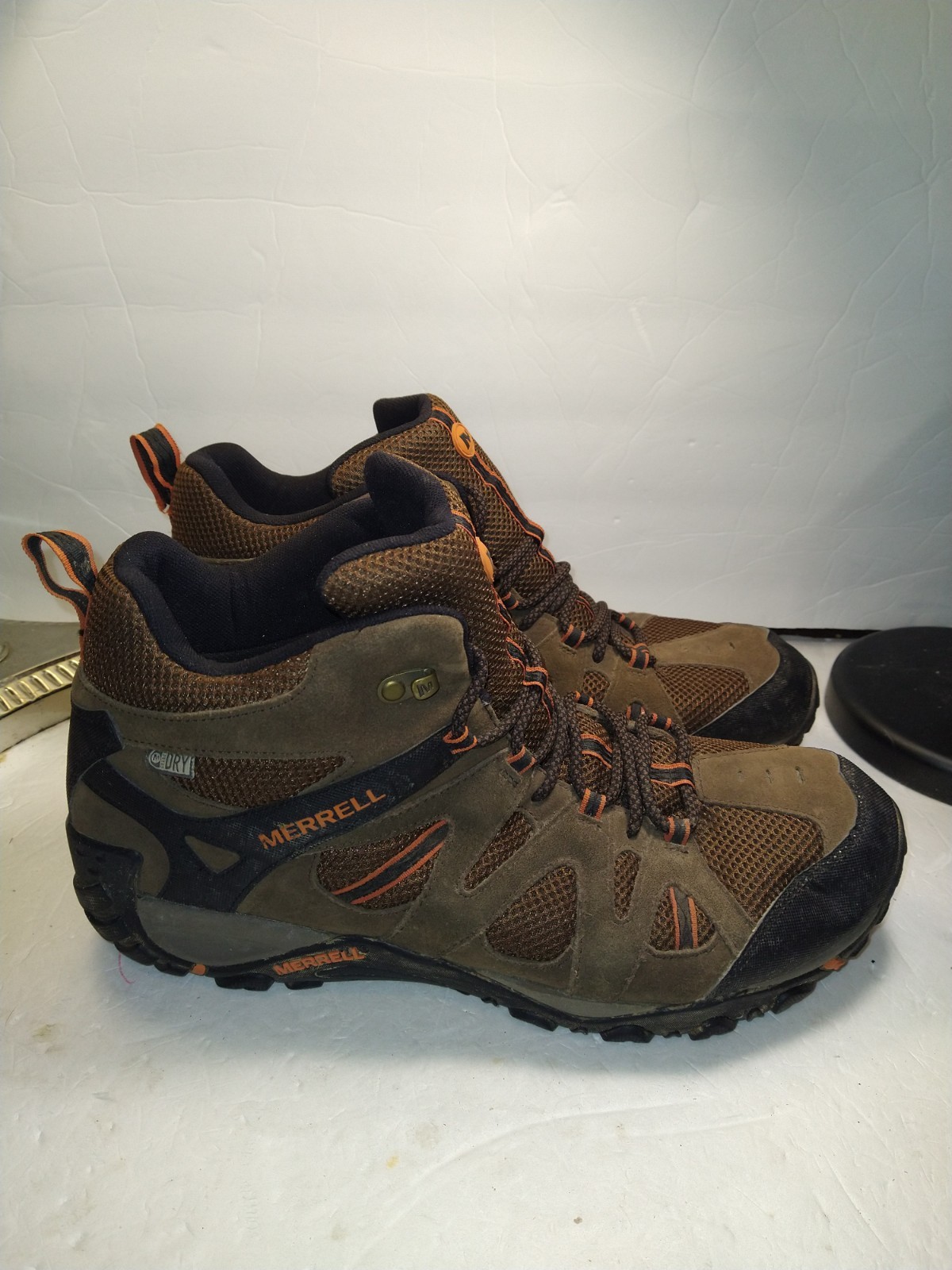 Merrell Deverta Mid Vent Select Stivali da trekking marroni asciutti da uomo taglia 14 (J375804C)