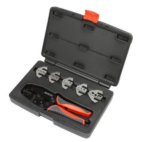 Pertronix Ignition T3001, Kit Black Steel Ratchet Crimp Tool Kit 6-Piece Quick C - Picture 2 of 9
